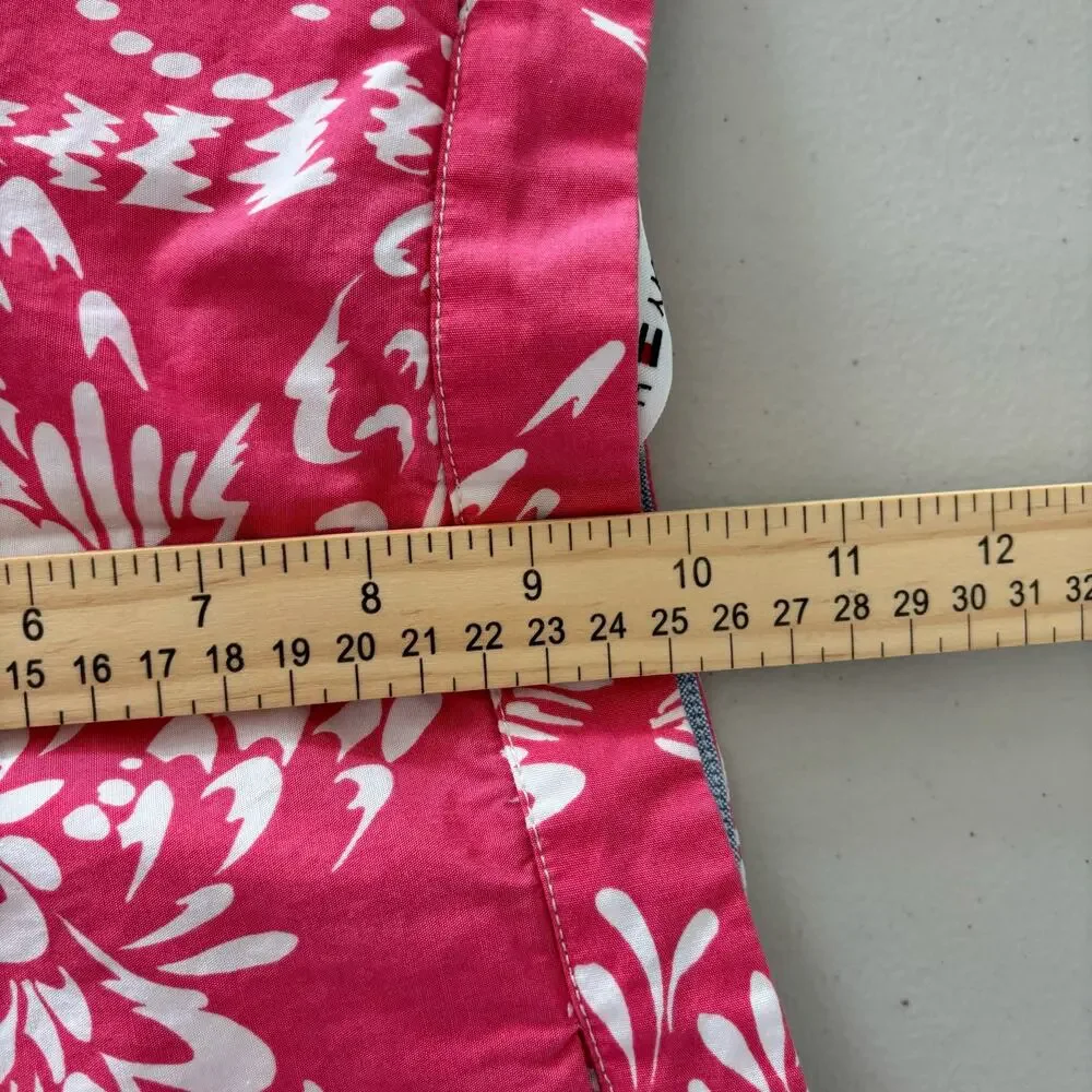 Tommy Hilfiger Women's Size 10 Pink Straight Leg‎ Floral Comfort Summer Pants